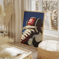 tableau sneakers nike jordan portrait 2 3 4.webp