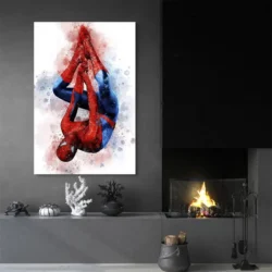 tableau spider man chambre enfant portrait 2 3 3.webp
