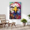 tableau street art aigle portrait 2 3 3.webp
