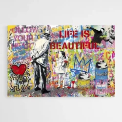 tableau street art bansky haring 1.webp