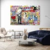 tableau street art bansky haring paysage 3 2 3.webp