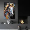 tableau street art cheval portrait 2 3 4.webp