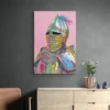 tableau street art chevalier portrait 2 3 2.webp