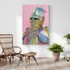 tableau street art chevalier portrait 2 3 3.webp