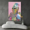 tableau street art chevalier portrait 2 3 4.webp