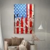 tableau street art drapeau americain portrait 2 3 4.webp
