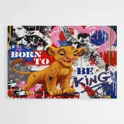 tableau street art le roi lion 1.webp
