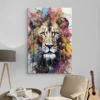 tableau street art lion portrait 2 3 3.webp