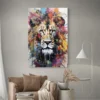 tableau street art lion portrait 2 3 4.webp