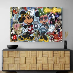 tableau street art mickey minnie paysage 3 2 2.webp