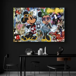 tableau street art mickey minnie paysage 3 2 4.webp