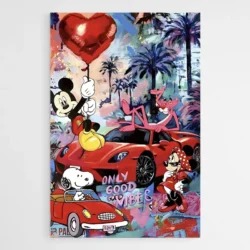 tableau street art mickey panthere rose 1.webp