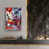 tableau street art mickey panthere rose portrait 2 3 2.webp