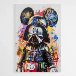 tableau street art mickey vador 1.webp