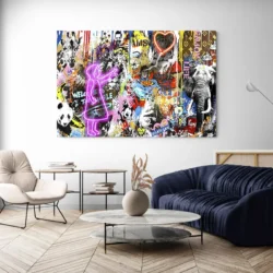 tableau street art moderne graffiti paysage 3 2 4.webp