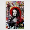 tableau street art mona lisa rouge 1.webp