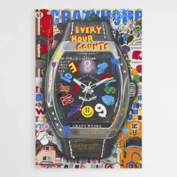 tableau street art montre de luxe 1.webp