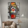 tableau street art montre portrait 2 3 3.webp