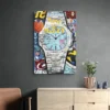 tableau street art patek philippe portrait 2 3 3.webp