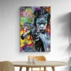 tableau street art petite fille portrait 2 3 4.webp