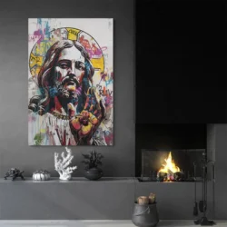 tableau street art religieux portrait 2 3 2.webp