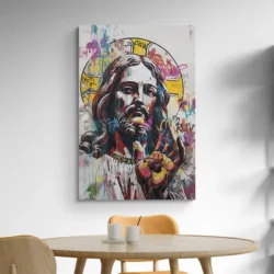 tableau street art religieux portrait 2 3 3.webp