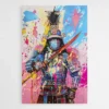 tableau street art samourai 1.webp