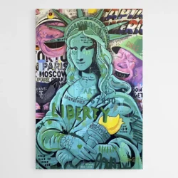 tableau street art statue de la liberte 1.webp