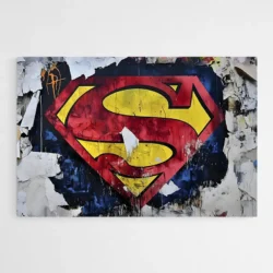 tableau street art superman 1.webp