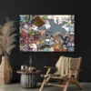 tableau street art tom et jerry paysage 3 2 4.webp