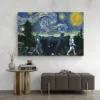 tableau street art van gogh star wars paysage 3 2 2.webp