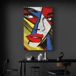 tableau style roy lichtenstein portrait 2 3 3.webp
