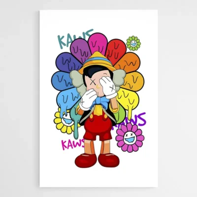 tableau takashi murakami kaws 1.webp