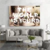 tableau the world is yours moderne paysage 3 2 2.webp