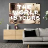 tableau the world is yours moderne paysage 3 2 4.webp