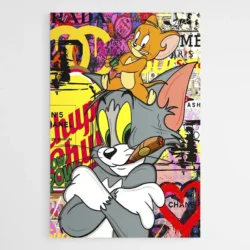 tableau tom jerry pop art 1.webp