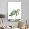 tableau tortue chambre enfant portrait 2 3 3.webp