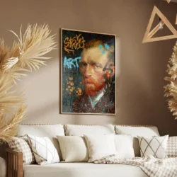 tableau van gogh graffiti portrait 2 3 4.webp