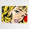 tableau visage femme blonde pop art 1.webp