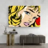 tableau visage femme blonde pop art paysage 3 2 3.webp