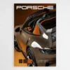 tableau voiture porsche marron 1.webp