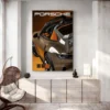 tableau voiture porsche marron portrait 2 3 3.webp