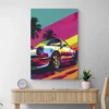tableau voiture porsche pop art portrait 2 3 2.webp