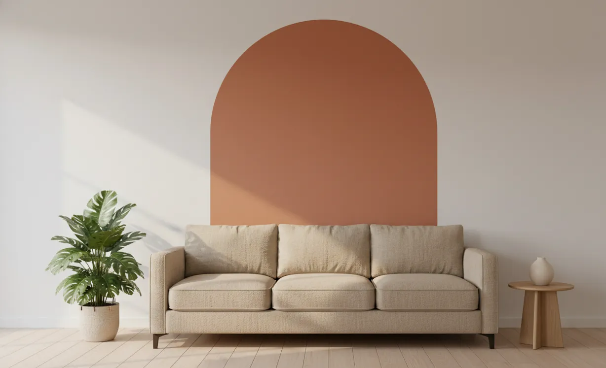 Comment décorer un grand mur de salon peinture de zone