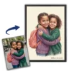 Portrait photo dessin