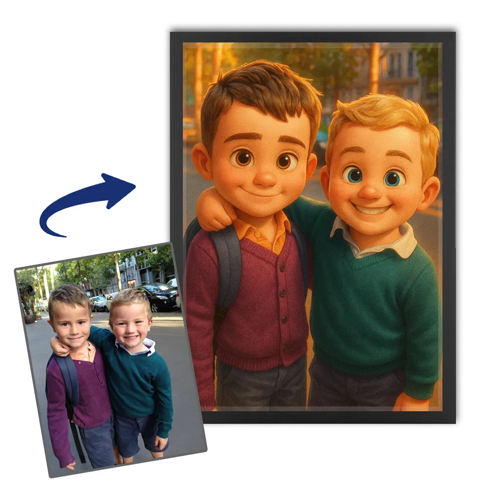 Tableau personnalisé cartoon Tableau personnalisé cartoon