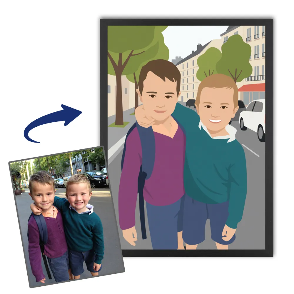 Tableau personnalisé dessin Tableau personnalisé dessin