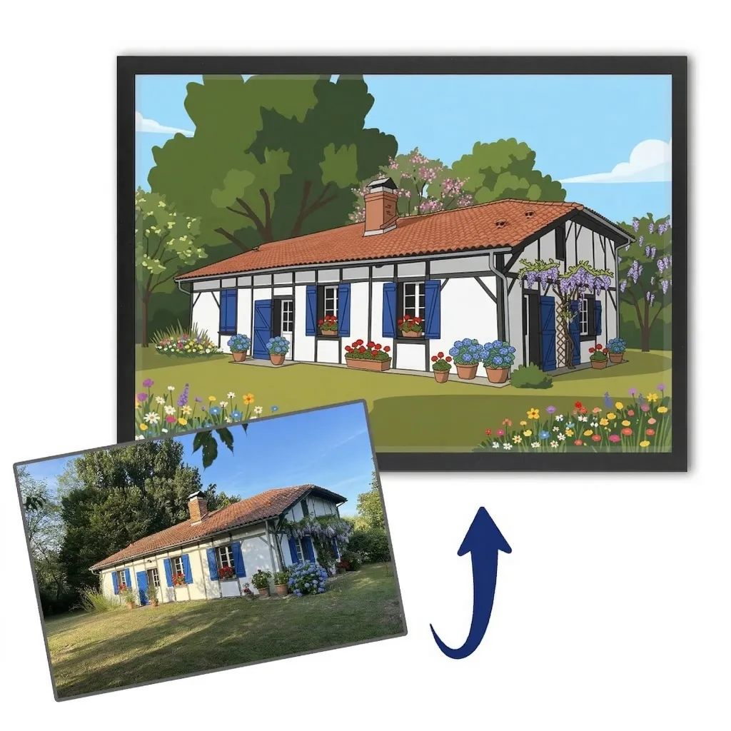 Tableau personnalisé maison Tableau personnalisé maison