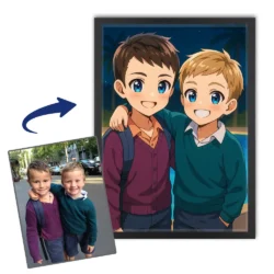 Tableau personnalisé manga