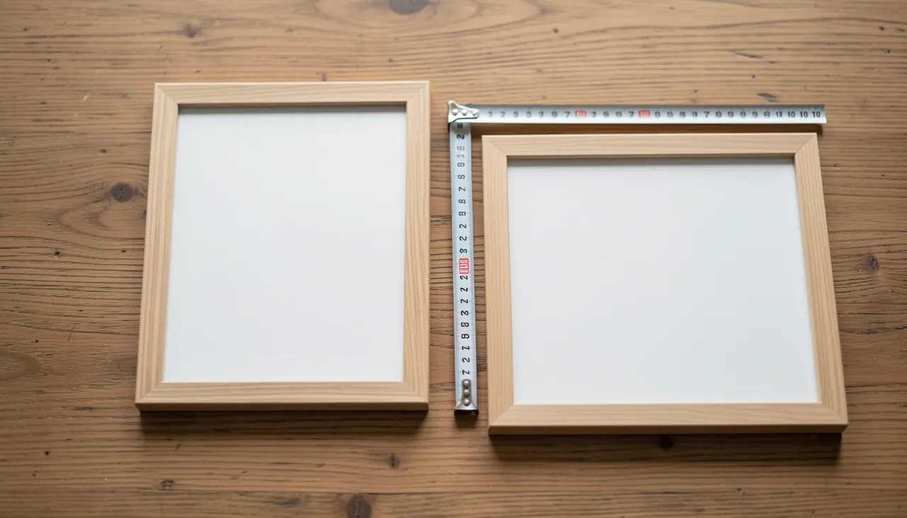 Tableau comparatif des formats de cadres